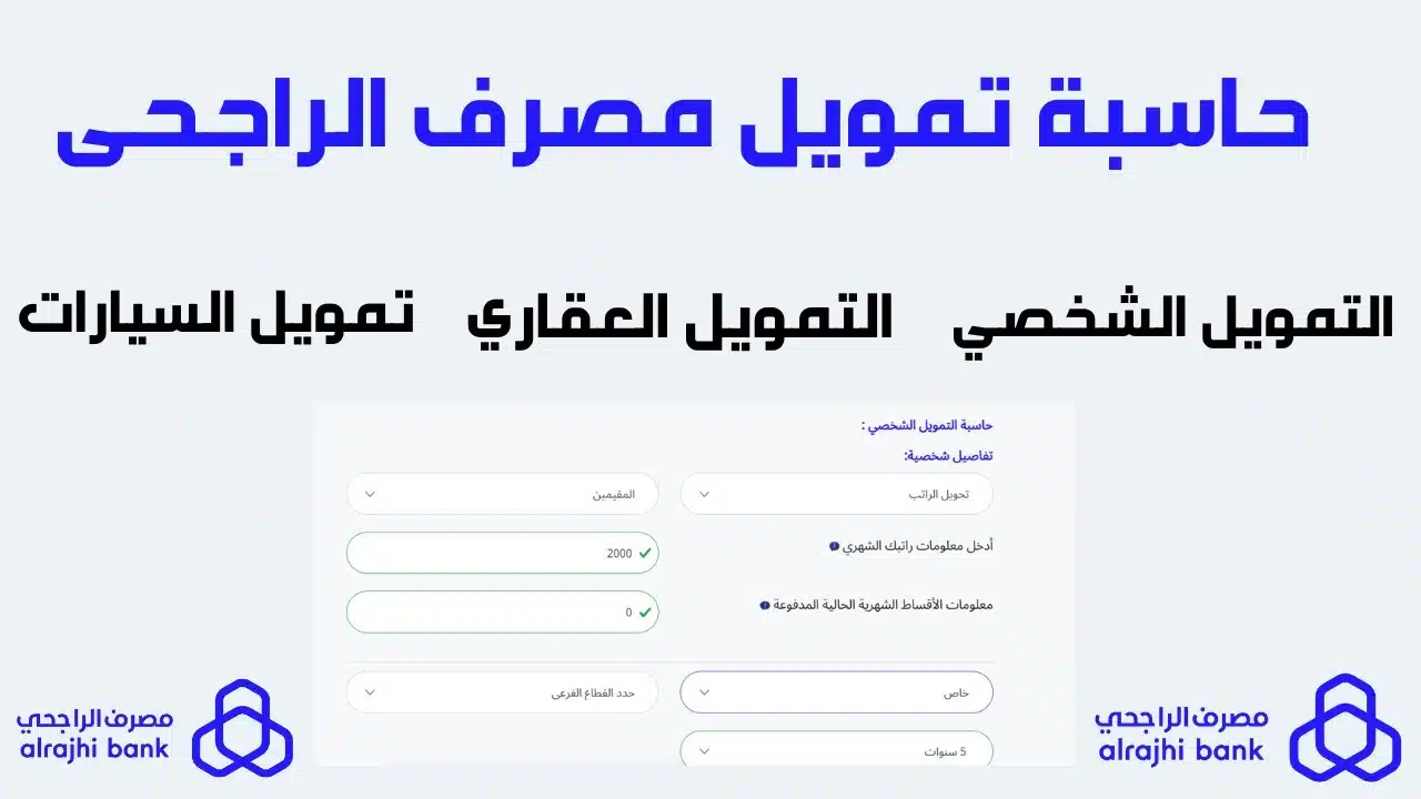 شروط ومزايا التمويل العقاري من بنك الراجحي بالسعودية بهامش ربح تنافسي مميز