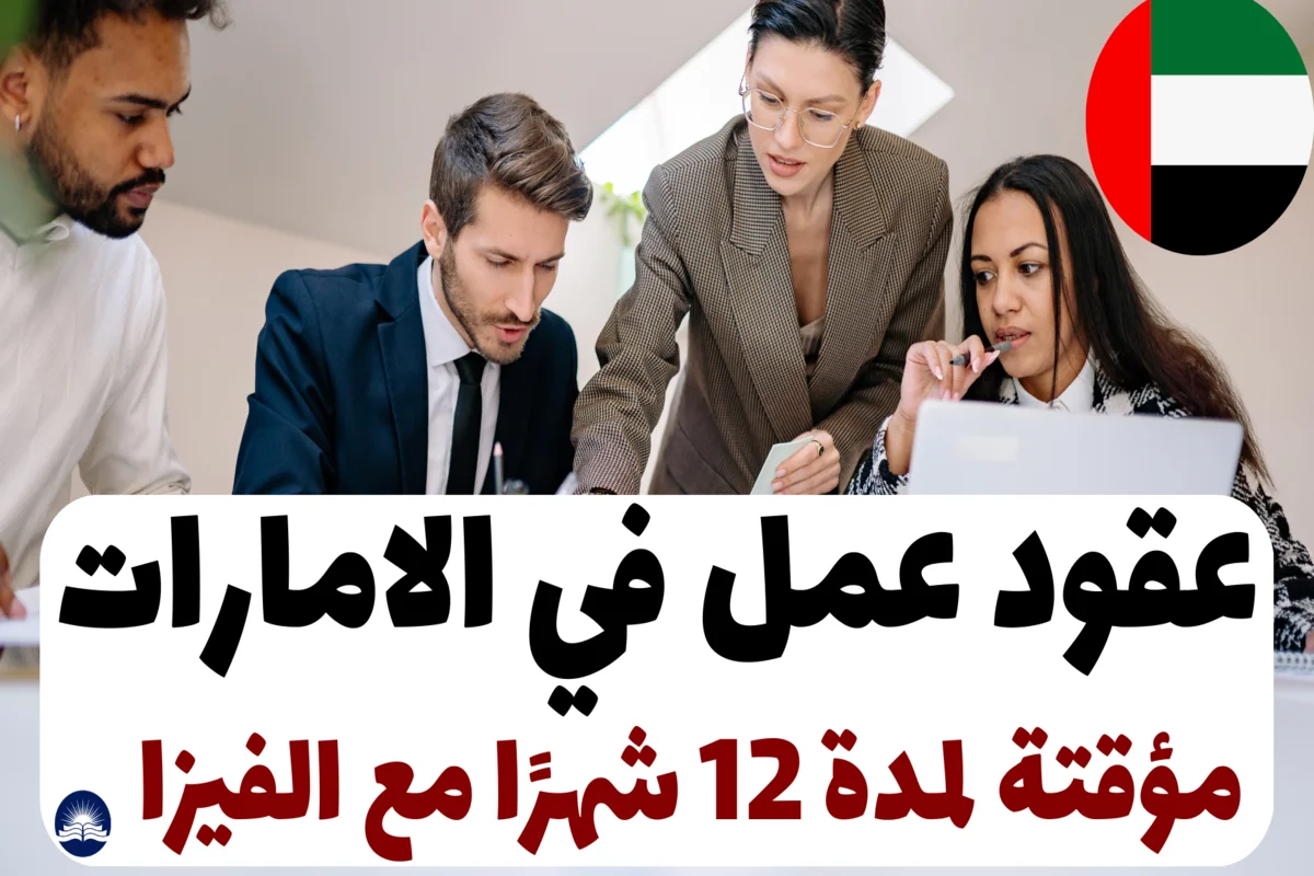 عقود عمل في الامارات 2024: مؤقتة لمدة 12 شهرًا مع الفيزا